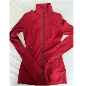 Lululemon red jacket sz 2